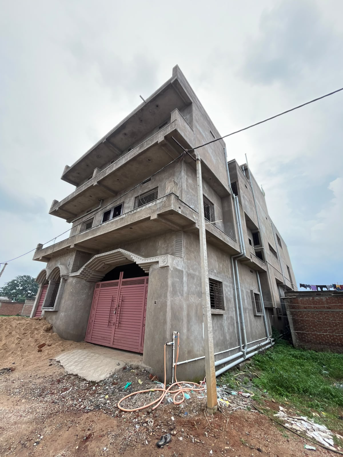 Completed multistory residential project